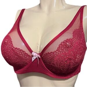 Victorias Secret Body by Victoria Lace Unlined Demi Bra 38D